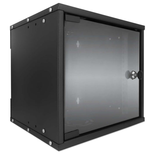 10" Wallmount Cabinet, 6U, 300 mm (11.8 in.) Depth, Black Image 2