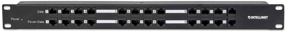 12 Port Passive PoE Patch Panel Image 3