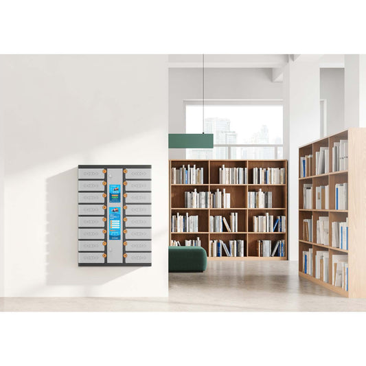 16-Compartment USB-C Charging Kiosk for Phones - 500 W Image 2