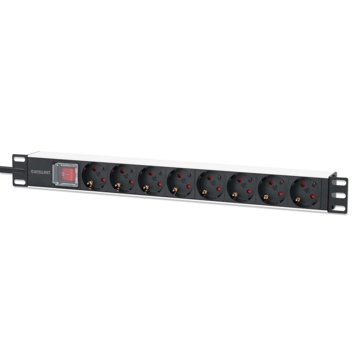 19" 1U Rackmount 8-Output Power Distribution Unit (PDU) Image 1