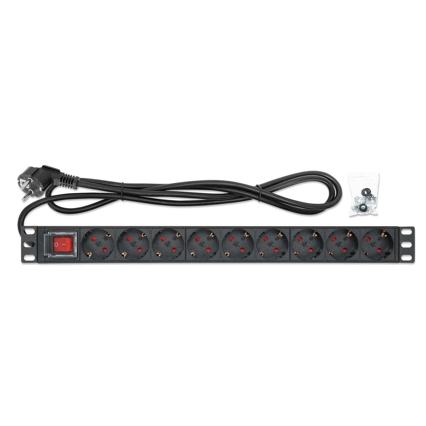 19" 1U Rackmount 9-Output Power Distribution Unit (PDU) Image 6