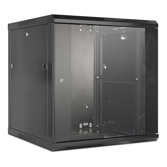 19" Wallmount Cabinet, 12U, 600 mm (23.6 in.) Depth, Black Image 2