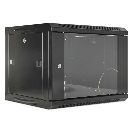 19" Wallmount Cabinet, 6U, 450 mm (17.7 in.) Depth, Black Image 2