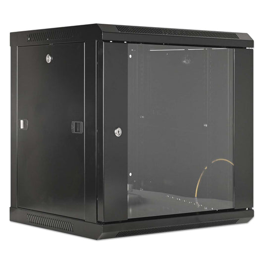 19" Wallmount Cabinet, 9U, 450 mm (17.7 in.) Depth, Black Image 2
