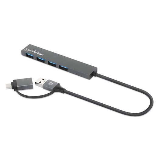 4-Port USB 3.0 Type-C / Type-A Combo Hub Image 1