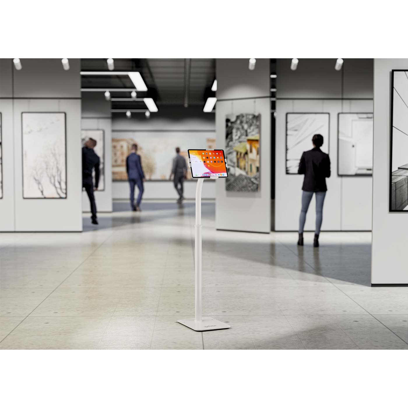 Anti-Theft Kiosk Floor Stand for Tablet and iPad Image 15
