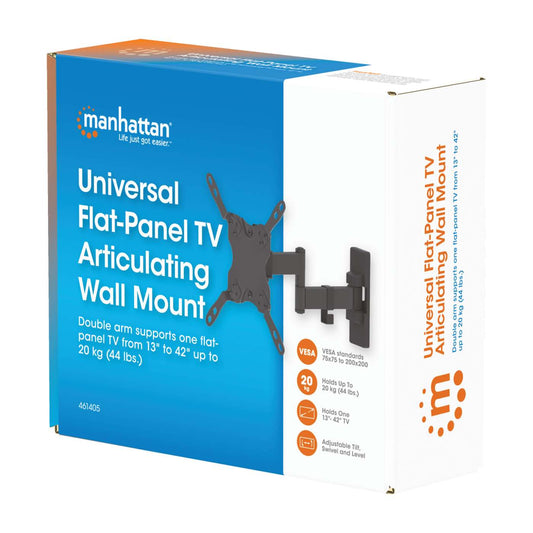Articulating TV Wall Mount, for 13" to 43" Displays Packaging Image 2