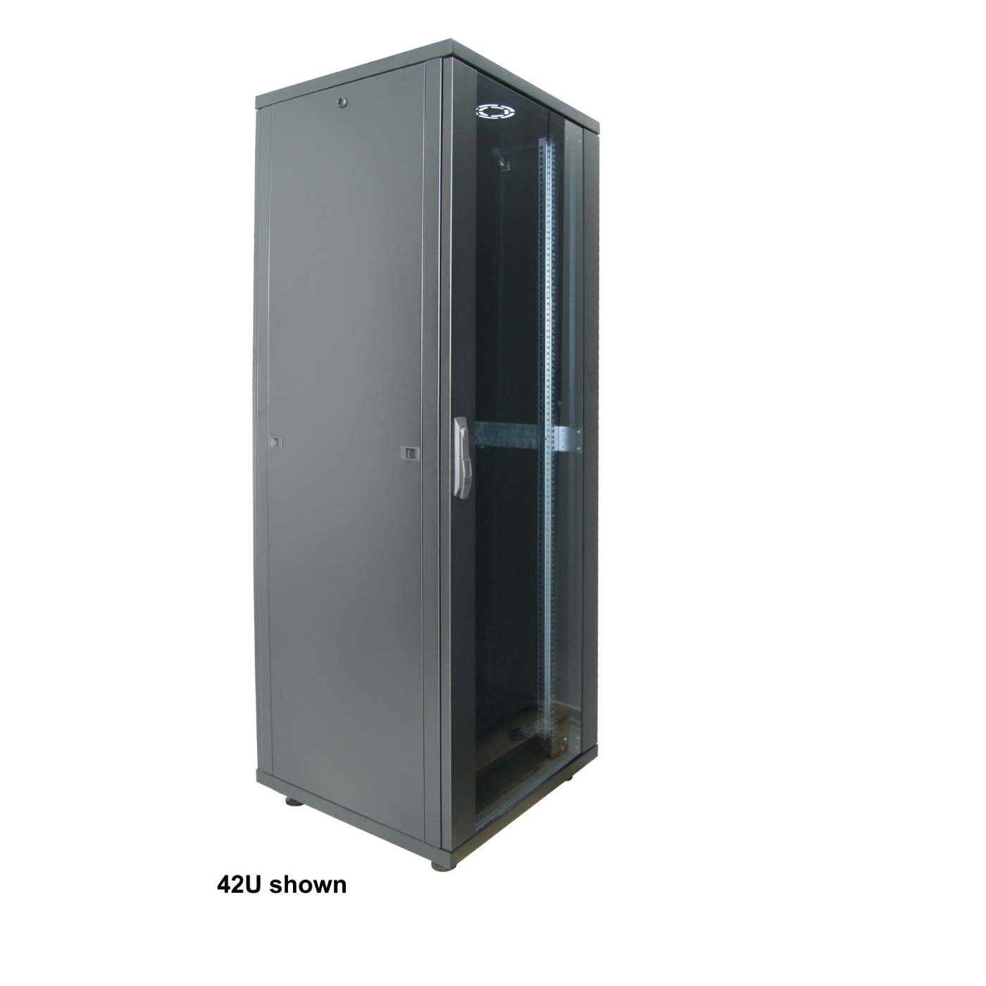 Basic 19" Network Cabinet, 22U, 800 (D) x 600 (W) x 1144 (H) mm, Black Image 3