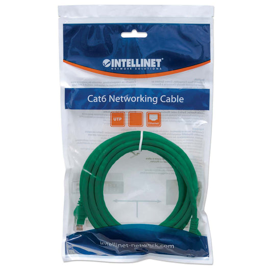Cat6 U/UTP Network Patch Cable, 2 m (7 ft.), Green Packaging Image 2