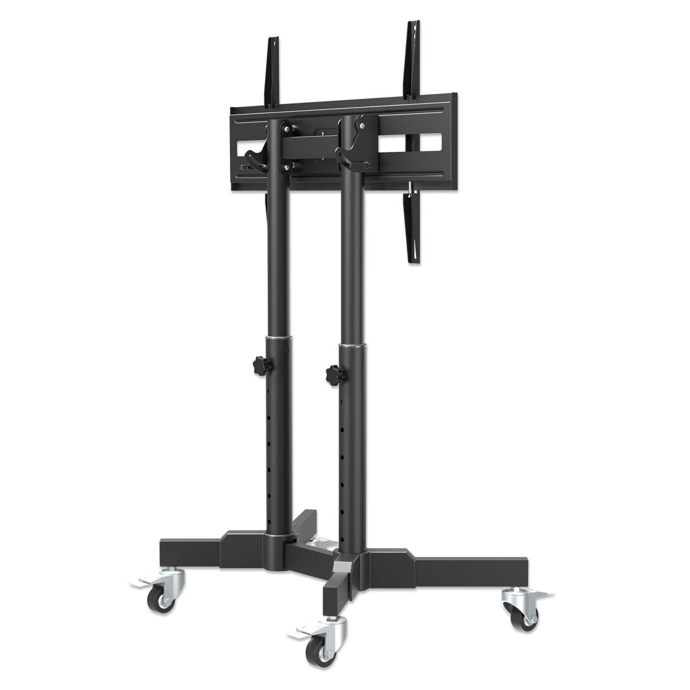 Compact Height-Adjustable TV Cart, for 23" to 70" Displays Image 11