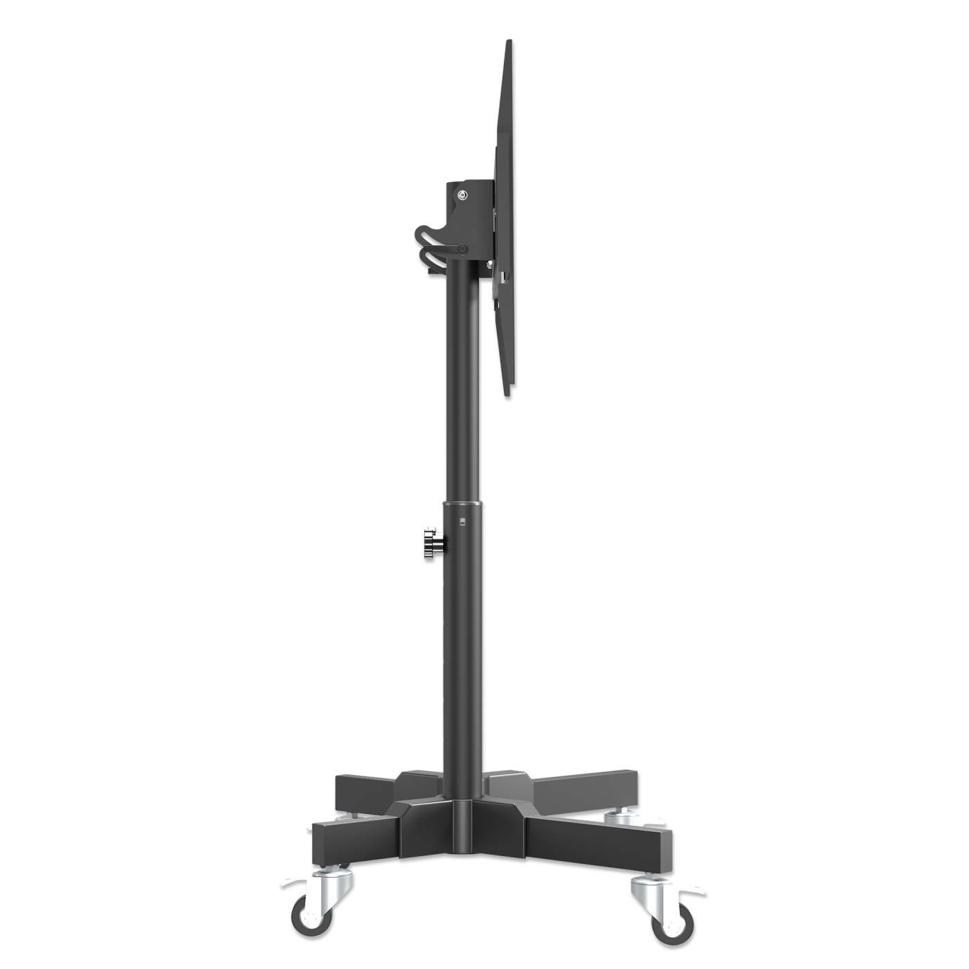 Compact Height-Adjustable TV Cart, for 23" to 70" Displays Image 7