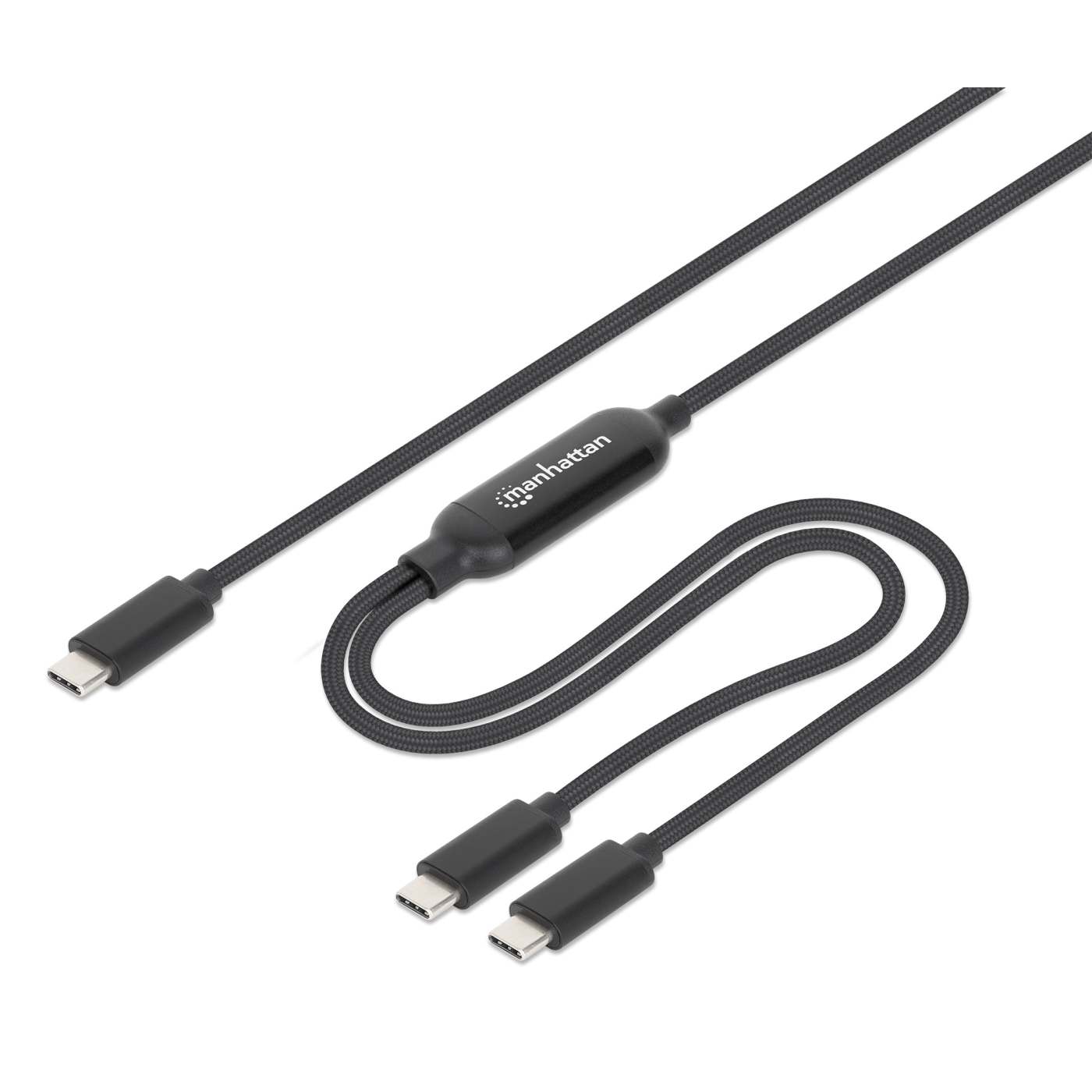 Dual USB-C Charging Cable 100 W, 2 m (7 ft.) Image 1