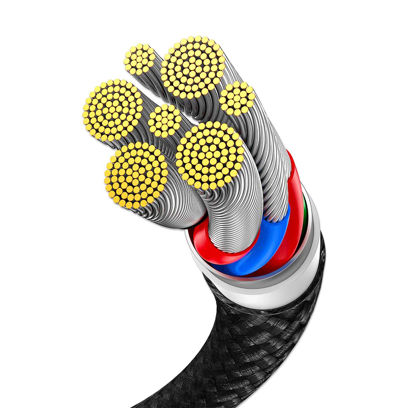 Dual USB-C Charging Cable 100 W, 2 m (7 ft.) Image 7