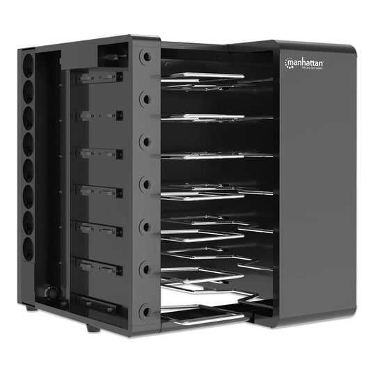 EU 7-Bay AC Desktop Charging Cabinet Image 2
