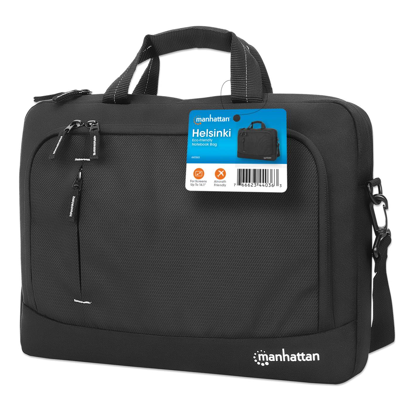 Helsinki Eco-friendly Laptop Bag 14.1" Packaging Image 2