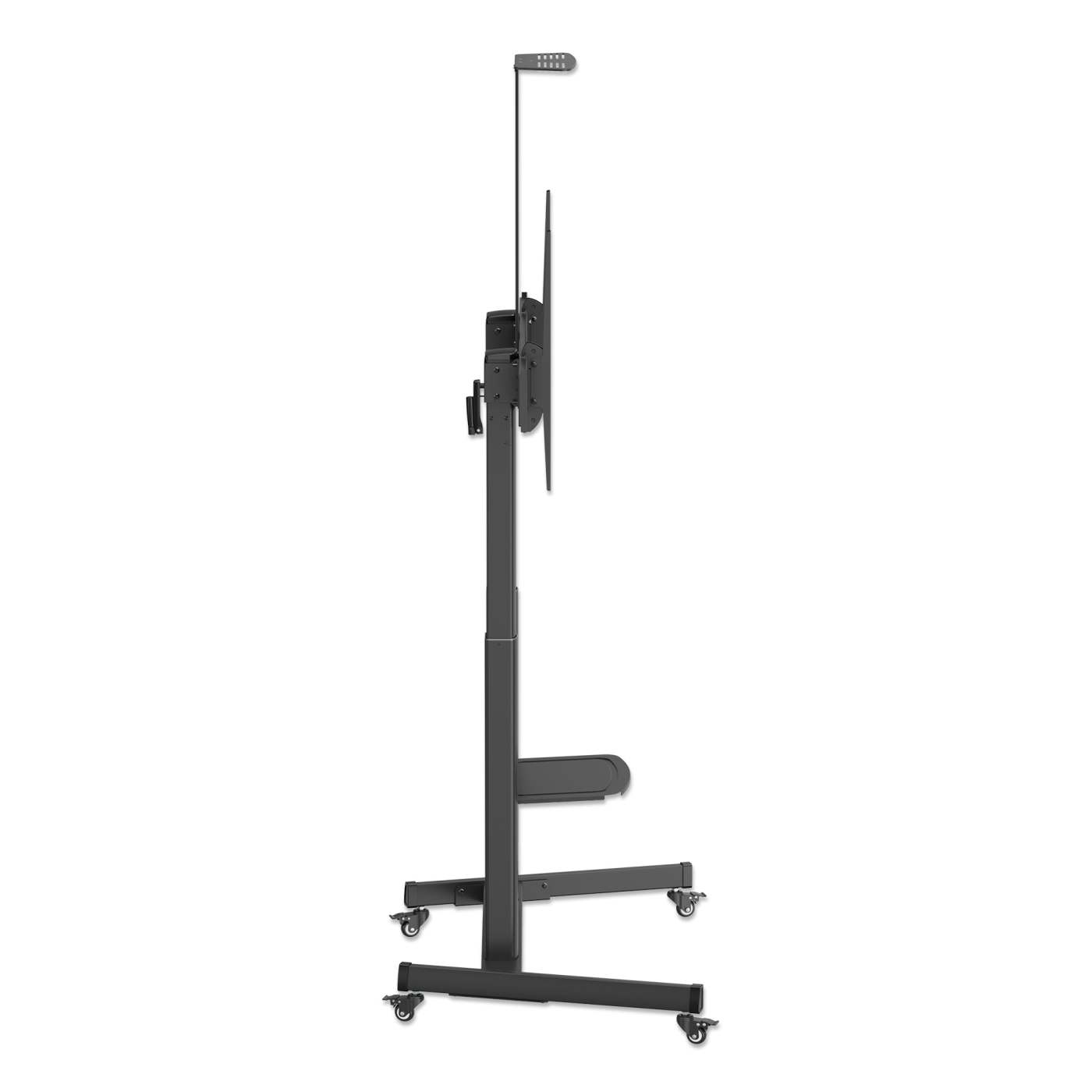 Large-Screen Multimedia TV Cart with Tool-Free Height Adjustment, for 60" to 120" Displays Image 9