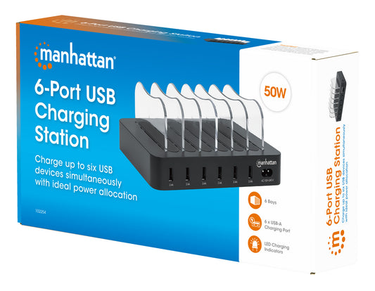 6-Port USB Charging Station Packaging Image 2
