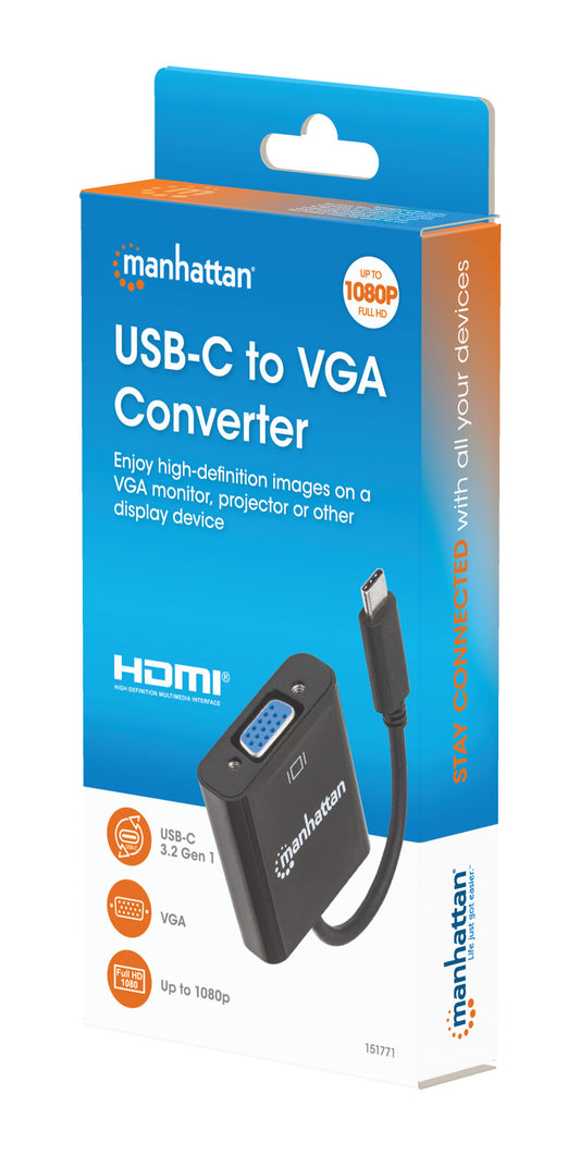 USB-C to VGA Converter Packaging Image 2