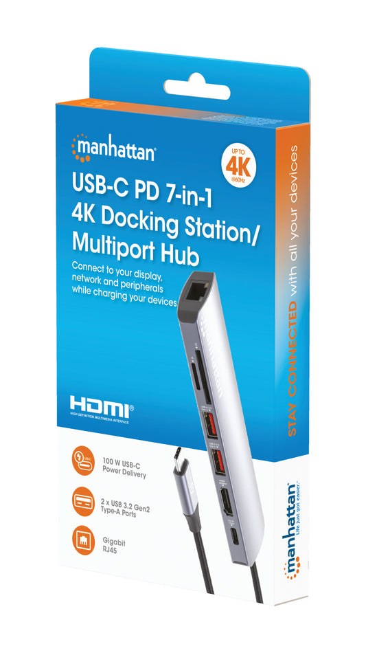 USB-C PD 7-in-1 4K Docking Station / Multiport Hub Packaging Image 2
