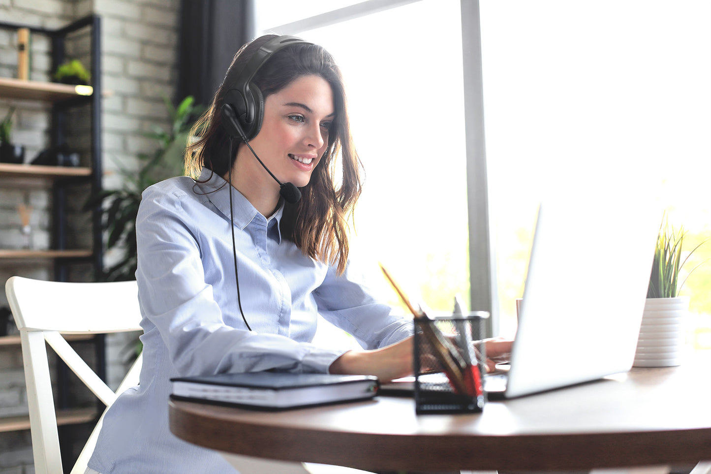 Mono USB Headset, Over-Ear, with Reversible Microphone Image 9