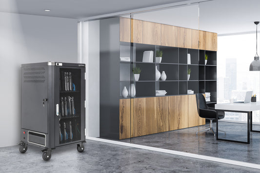 EU 30-Bay AC Charging Cart Image 2