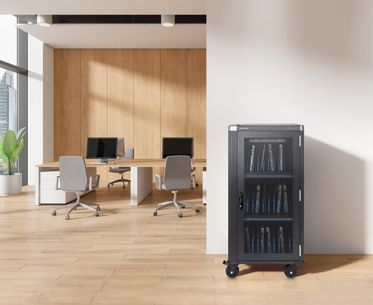 30-Port USB-C Charging Cart - 65W per Port Image 2
