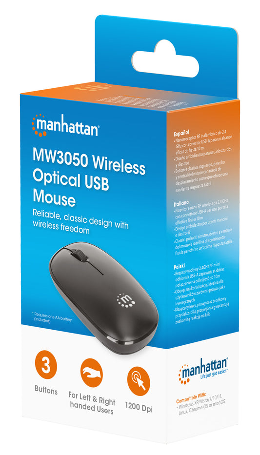 MW3050 Wireless Optical USB Mouse Packaging Image 2