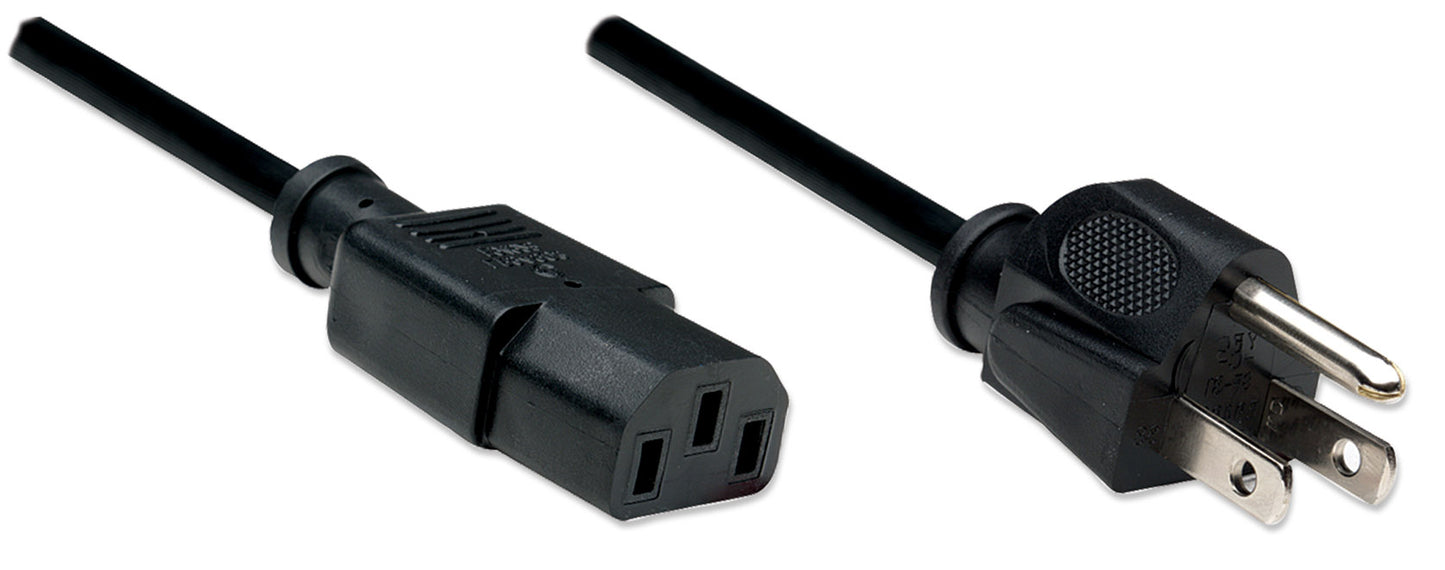 US Power Cable C13 to NEMA 5-15, 1.8 m (6 ft.) Image 3