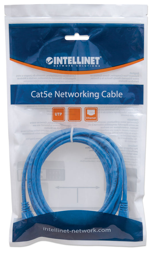 Cat6 U/UTP Network Patch Cable, 5 m (14 ft.), Blue Packaging Image 2