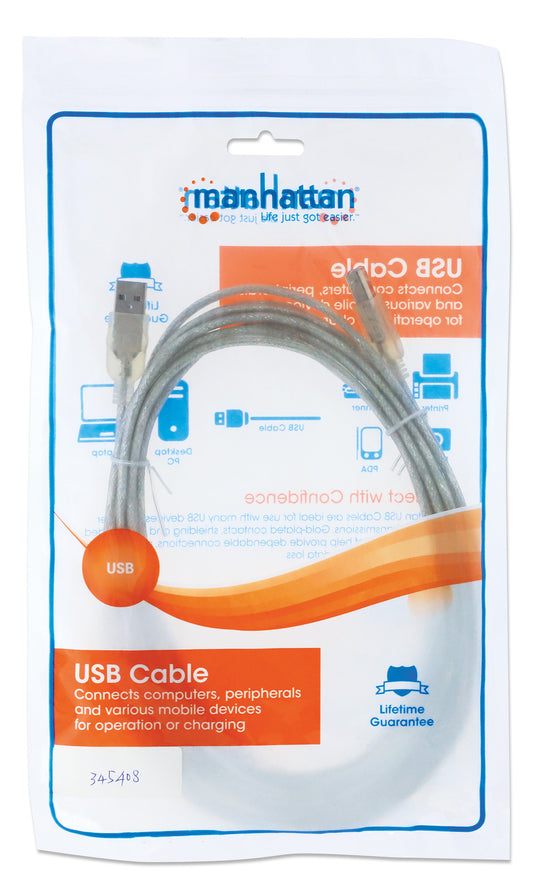 USB 2.0 Type-A to Type-B Cable, 5 m (16 ft.) Packaging Image 2