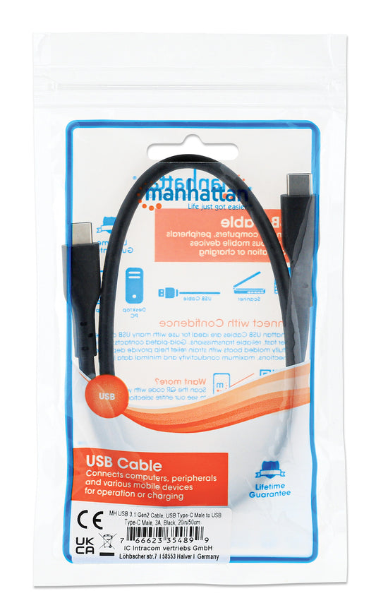USB 3.2 Gen 2 Type-C Device Cable Packaging Image 2