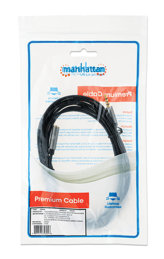 Stereo Audio Aux Extension Cable Packaging Image 2