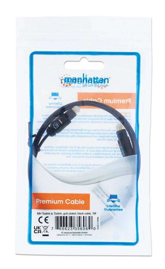 Toslink Digital Optical Audio Cable Packaging Image 2