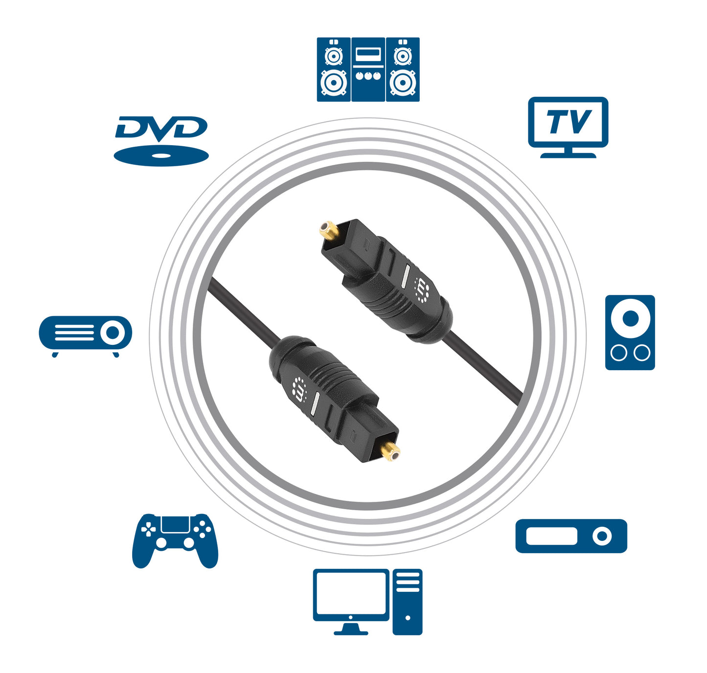 Toslink Digital Optical Audio Cable Image 9
