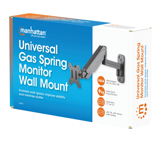 Universal Gas Spring Jointed Arm Monitor Wall Mount Packaging Image 2