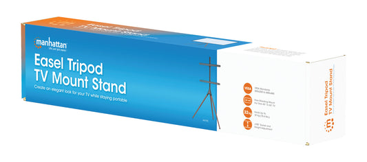 Easel Tripod TV Mount Stand, for 45" to 65" Displays Packaging Image 2