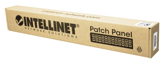 Cat6 24-Port Patch Panel, 1U Packaging Image 2