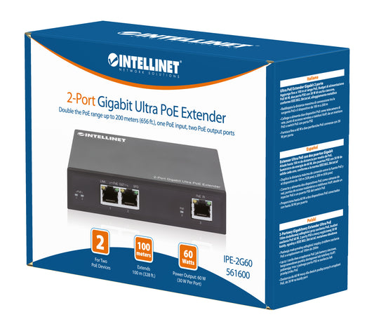 2-Port Gigabit Ultra PoE Extender Packaging Image 2