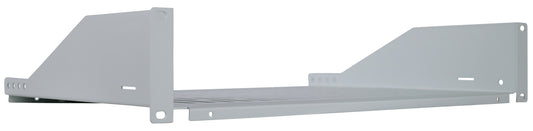 19" Cantilever Shelf, 2U, 350 mm (13.8 in.) Depth, Gray Image 2