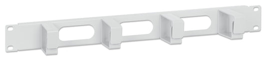 19" Cable Management Panel, 1U, Gray Image 2