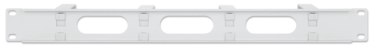 19" Cable Management Panel, 1U, Gray Image 4