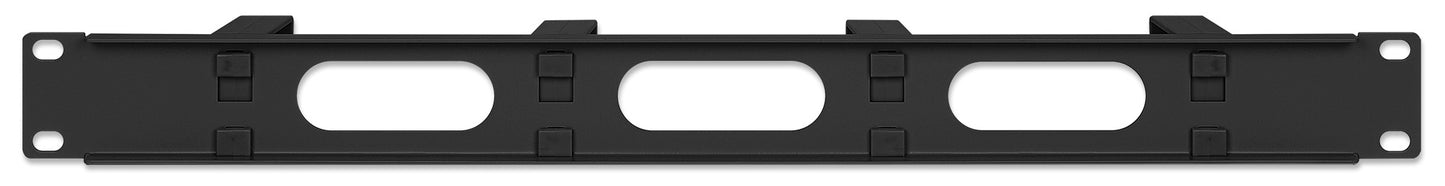 19" Cable Management Panel, 1U, Black Image 5