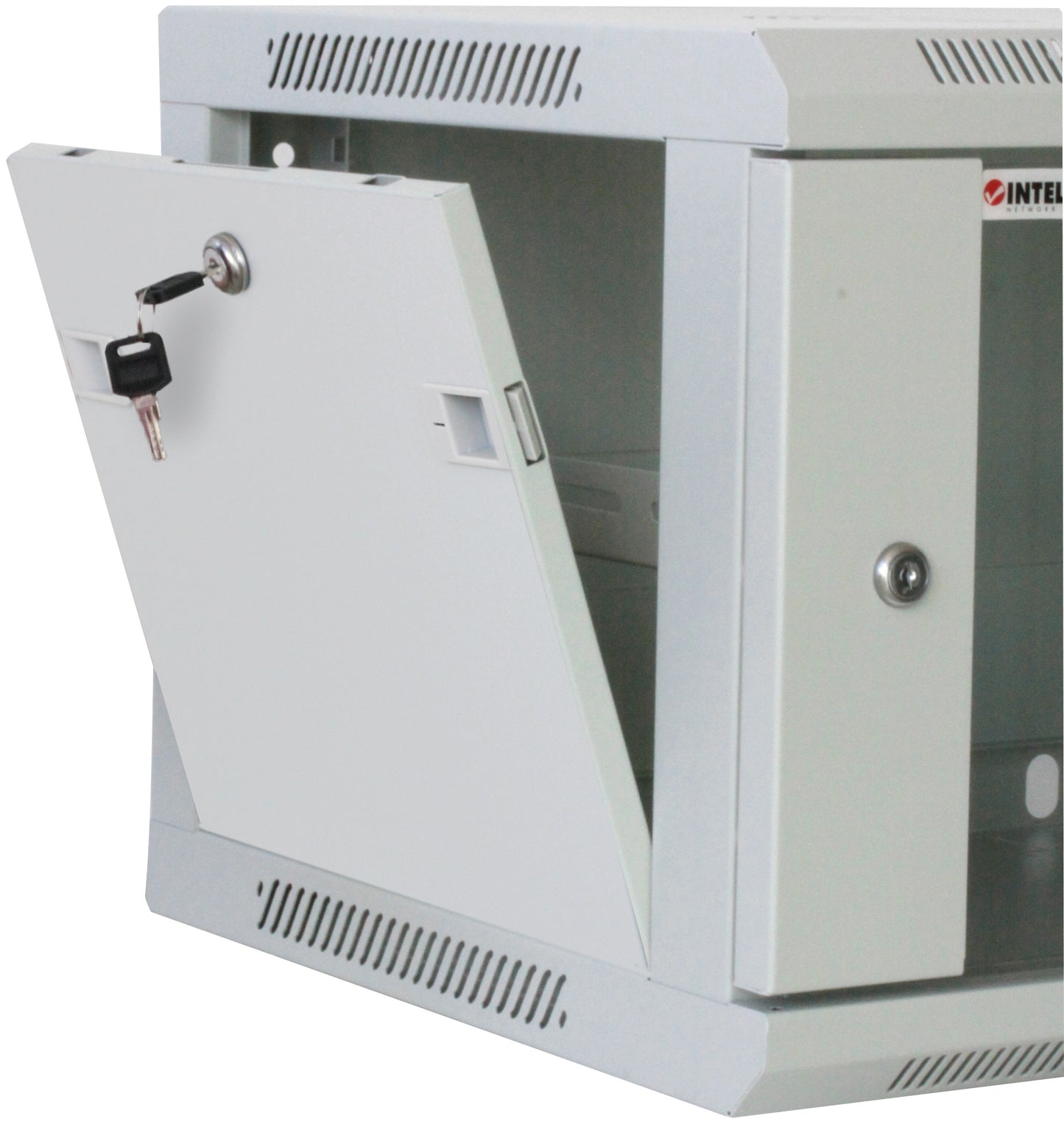 19" Wallmount Cabinet, 6U, 450 mm (17.7 in.) Depth, Gray Image 2