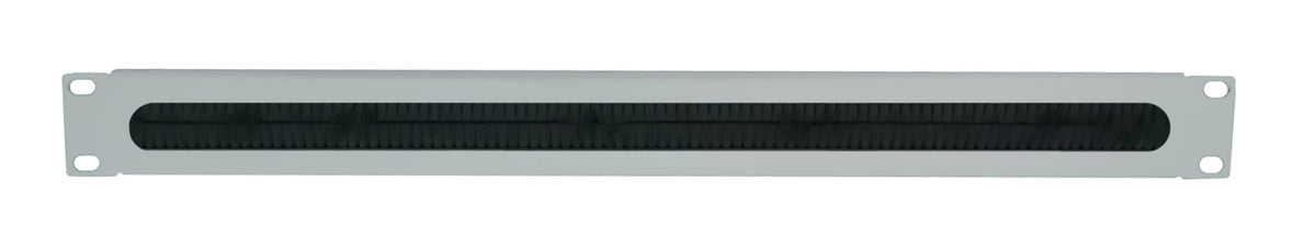19" Cable Entry Panel, 1U, Gray Image 1