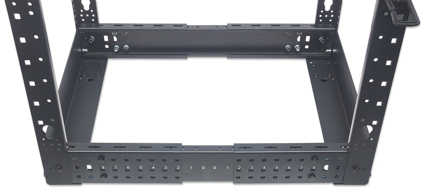 19" Floor-Standing 4-Post Open Frame Network Rack, 45U Image 11