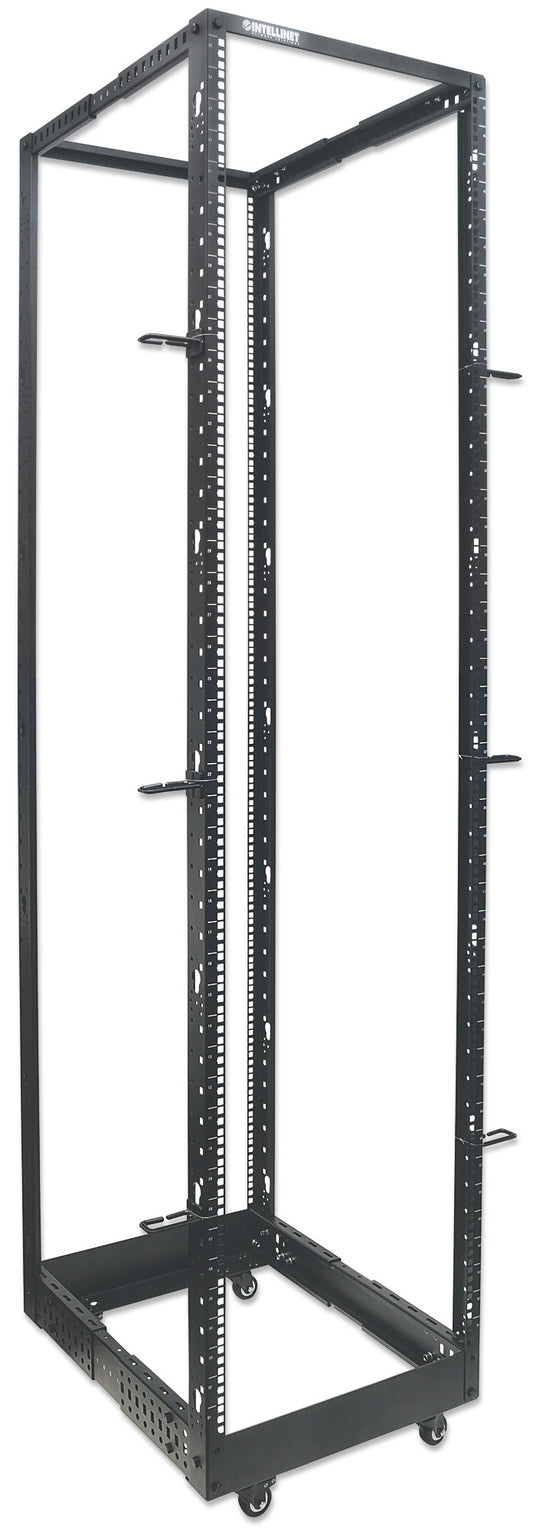 19" Floor-Standing 4-Post Open Frame Network Rack, 45U Image 2