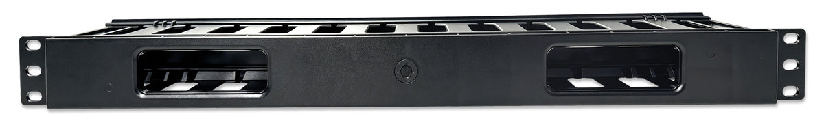 19" Cable Management Panel, 1U, Black Image 6