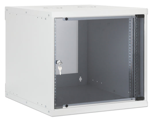 9U 19" Wall Mount Network Cabinet, Basic Line, 560 mm Depth, Gray Image 2
