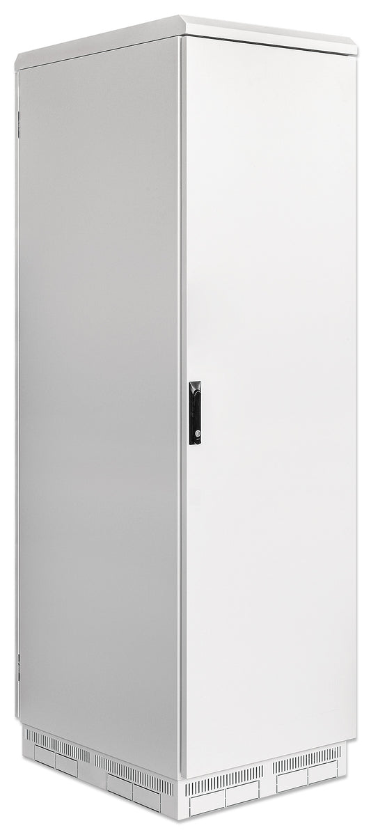 Industrial IP55 19" Network Cabinet with Integrated Fans, 42U, 800 (D) x 600 (W) mm, Gray Image 2