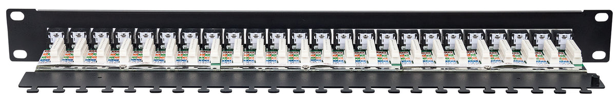 Locking Cat6 24-Port Patch Panel, 1U Image 4